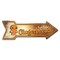 Signmission Gingerbread Arrow Decal Funny Home Decor 18in Wide D-A-999846 - alternate 1